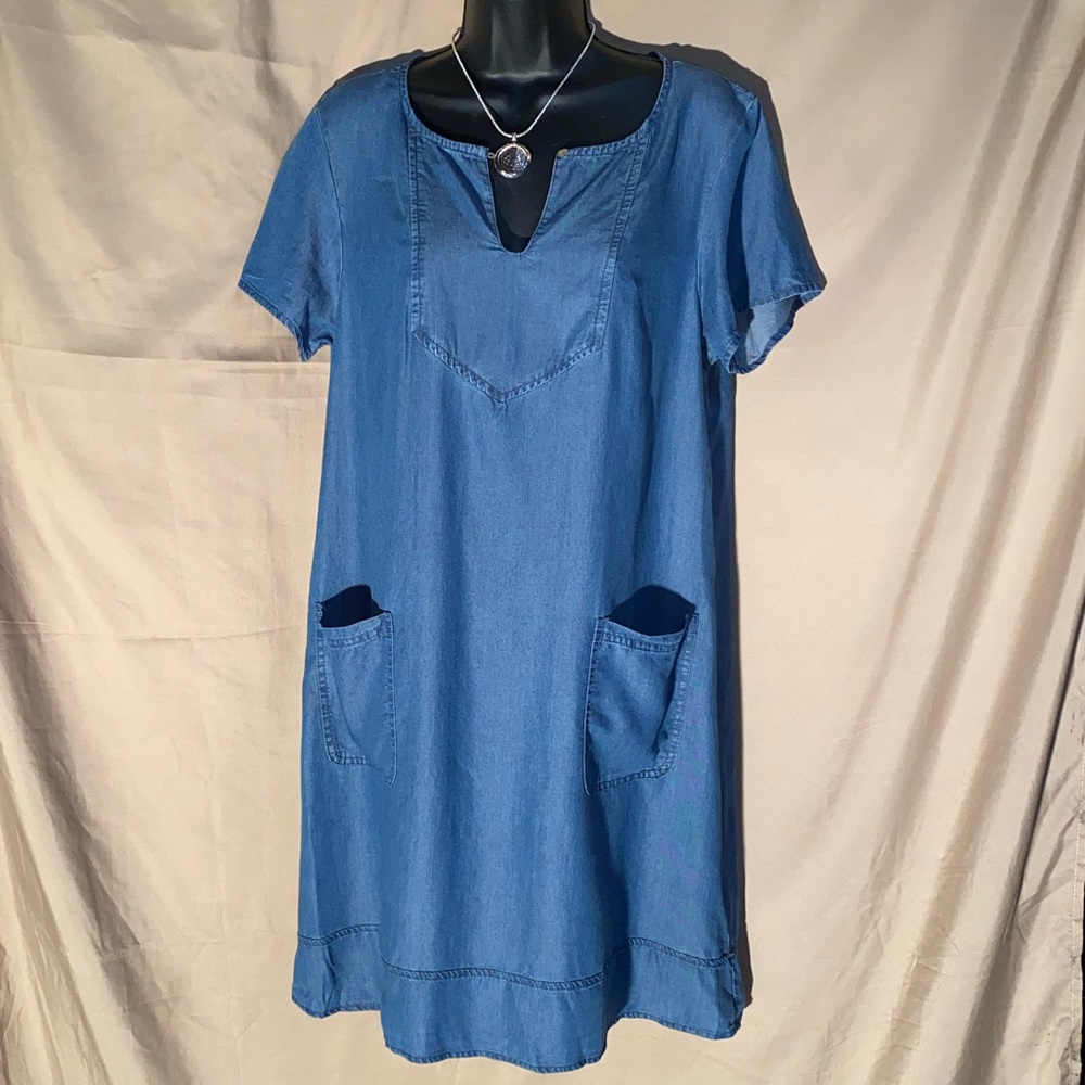 NWT JohnPaulRichard Mini Denim Dress Size Medium